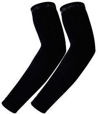 Avomaa Nylon Arm Sleeve For Men & Women(Free, White)