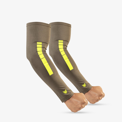 BAD OWL Polyester Arm Sleeve For Men & Women(Free, Green)