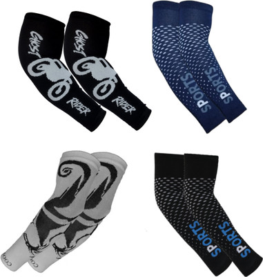 Benicia Nylon Arm Sleeve For Men & Women With Tattoo(Free, Multicolor)