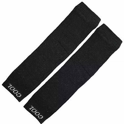 xoalt Cotton Arm Sleeve For Men & Women(Free, Black)