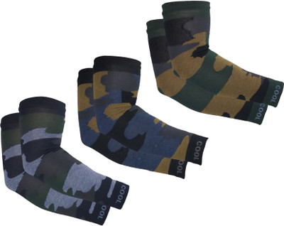 Cotson Cotton Arm Sleeve For Men & Women With Tattoo(Free, Multicolor)
