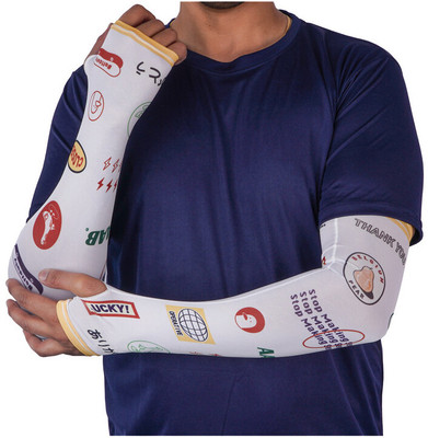 KETKAR Polyester Arm Sleeve For Men & Women(Free, Multicolor)