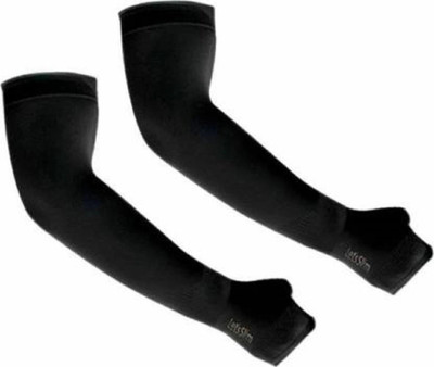 Navkar Crafts Polyester Arm Sleeve For Men & Women(Free, Black)