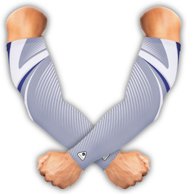 Rutcal Polyester, Nylon Arm Sleeve For Men & Women(Free, Purple)