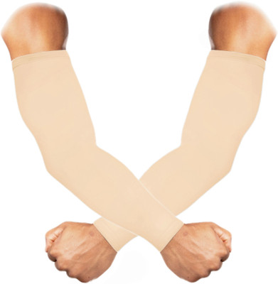 Liyana Collection Polyester Arm Sleeve For Women(Free, Black)
