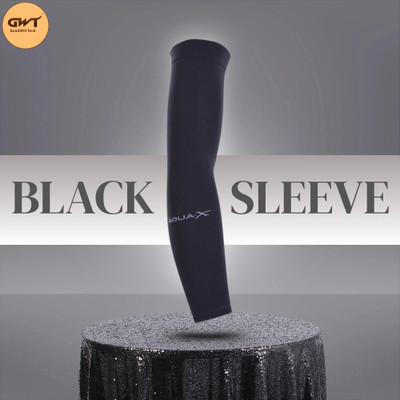 Liyana Collection Cotton Arm Sleeve For Men & Women(Free, Black)