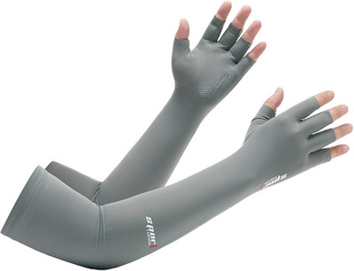 gustave Nylon Arm Sleeve For Men & Women(M, Grey)