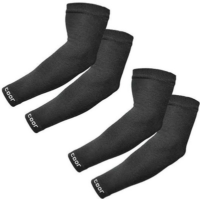 JusAwesm Cotton Arm Sleeve For Boys & Girls(Free, Black)