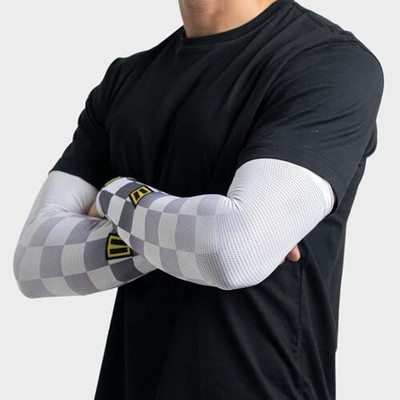 Tiivra Polyester Arm Sleeve For Men & Women(Free, White)