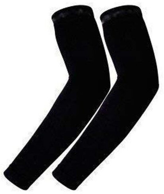 GOSHIV Cotton Arm Sleeve For Boys & Girls(Free, Black)