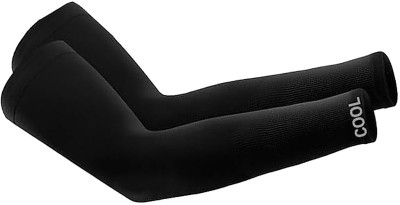 xoalt Nylon, Cotton Arm Sleeve For Men & Women(Free, Black)