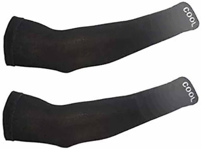xoalt Cotton Arm Sleeve For Men & Women(Free, Black)
