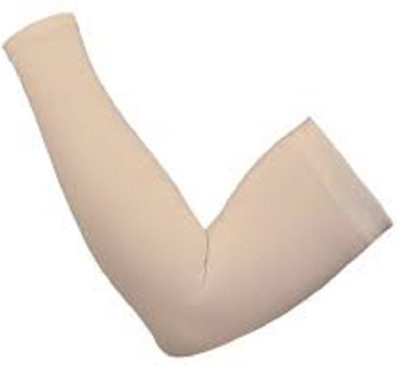 Jully Cotton Arm Sleeve For Boys & Girls(XL, Beige)