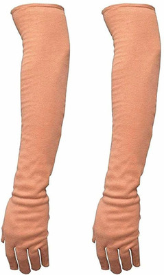 JusAwesm Cotton Arm Sleeve For Men & Women(Free, Multicolor)