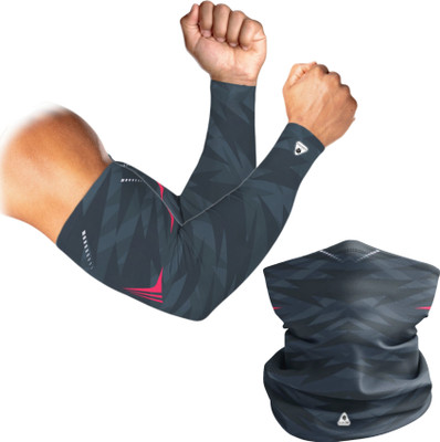 SUBHUSHA Polyester, Nylon Arm Sleeve For Men & Women(Free, Multicolor)