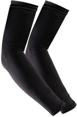 Kalaneet Cotton Arm Sleeve For Men & Women(Free, Black)