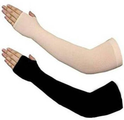 EXITANCE Cotton Arm Sleeve For Men & Women(Free, Multicolor)