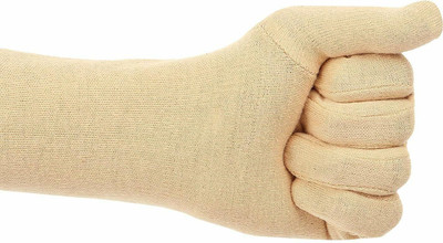 araanshi Cotton Arm Sleeve For Men & Women(Free, Beige)
