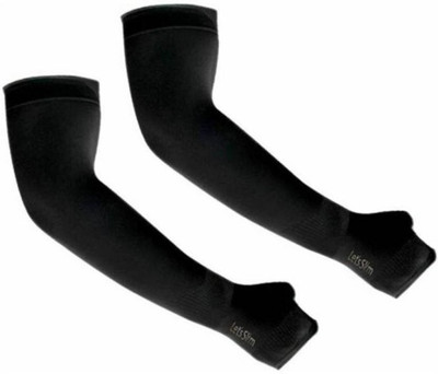 JT SMART Tringle Nylon Arm Sleeve For Boys & Girls(M, Black)