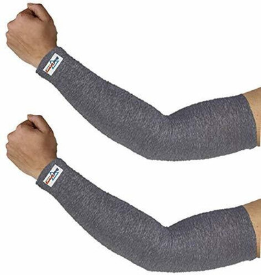 HeadTurners Cotton Arm Sleeve For Men & Women(Free, Grey)