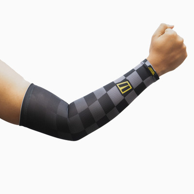 Tiivra Nylon Arm Sleeve For Men & Women(Free, Grey)