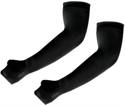 JusAwesm Polyester Arm Sleeve For Men & Women(Free, Black)