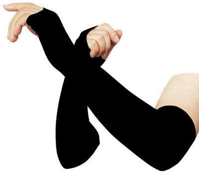 Campark Silk Arm Sleeve For Boys & Girls(Free, Black)