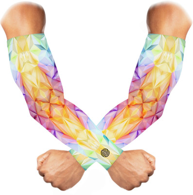 SUBHUSHA Polyester, Nylon Arm Sleeve For Men & Women(Free, Multicolor)