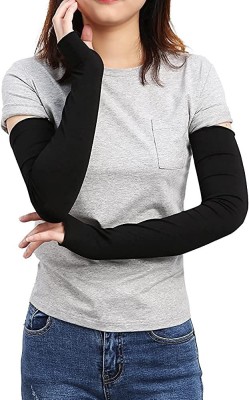 RBSOCK Polyresin Arm Sleeve For Women(Free, Black)