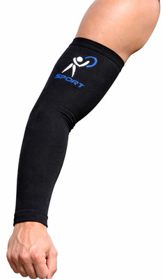 CozySole Cotton Arm Sleeve For Boys(Free, Black)