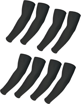 Jully Cotton Arm Sleeve For Men & Women(Free, Black)