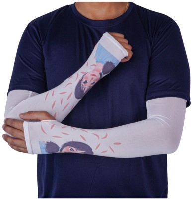 MIKONIKO Polyester Arm Sleeve For Men & Women(Free, Clear)