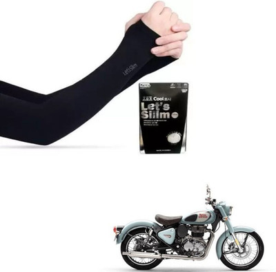 Abhirocks Tringle Nylon Arm Sleeve For Boys & Girls(L, Black)