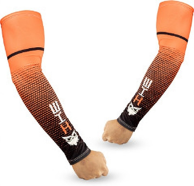 BAD OWL Polyester Arm Sleeve For Men & Women With Tattoo(Free, Red)