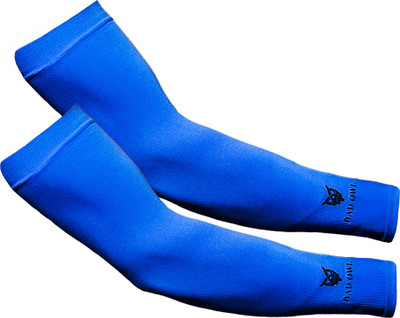 BAD OWL Nylon, Polyester Arm Sleeve For Men & Women(Free, Blue)