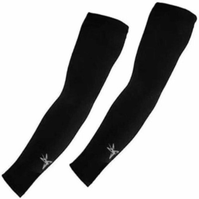 Eligent Enterprise Nylon Arm Sleeve For Men & Women With Tattoo(Free, Black)