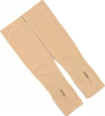 EXITANCE Cotton Arm Sleeve For Men & Women(Free, Beige)