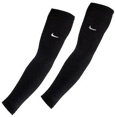 DAANVI Cotton Arm Sleeve For Men & Women(Free, Black)