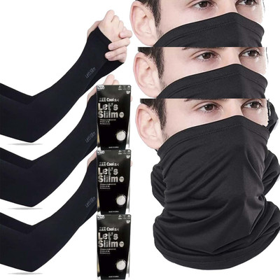 NG MAMRT Nylon Arm Sleeve For Boys & Girls(Free, Black)