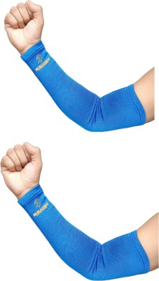 SHEADER Arm Elbow for Cricket, Bike Riding, Cycling, Running & Outdoor Activities Royal Elbow Support(Blue)