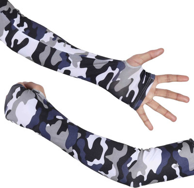 SunShopping Cotton Arm Sleeve For Men & Women With Tattoo(Free, Multicolor)