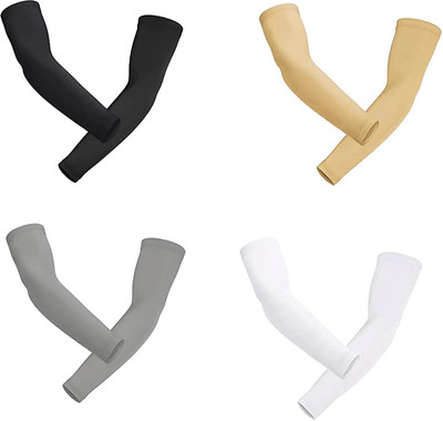 Bizarro.in Nylon, Polyester Arm Sleeve For Men & Women With Tattoo(Free, Navy Blue, Beige, White, Grey)