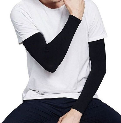 A online snake Nylon Arm Sleeve For Men & Women(Free, Black)