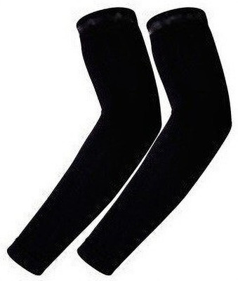 Avomaa Cotton, Nylon Arm Sleeve For Men & Women(Free, Black)