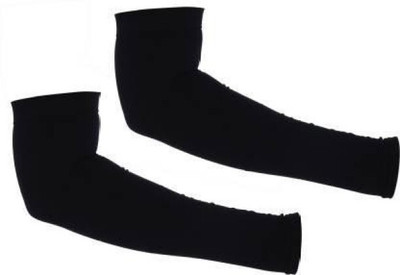 Abhirocks Tringle Nylon Arm Sleeve For Boys & Girls(S, Black)