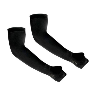 Liyana Collection Cotton Arm Sleeve For Men(Free, Black)