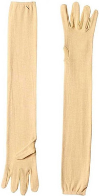 SEMAGO FASHION Cotton Arm Sleeve For Boys & Girls(Free, Beige)