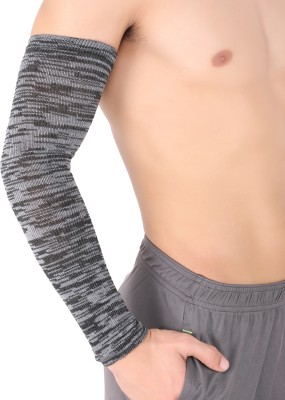 Kyk Polyester Arm Sleeve For Men & Women(Free, Grey)