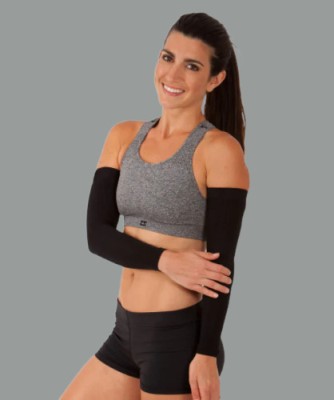 Cavil Polyester Arm Sleeve For Men & Women(Free, Black)