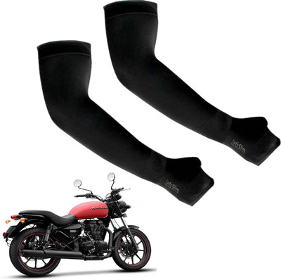 Kalaneet Cotton Arm Sleeve For Men & Women(Free, Black)